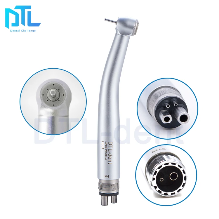 DTL standard head with 4 spray dental turbin hand piece 2/4 holes high speed air motor dental handpiece