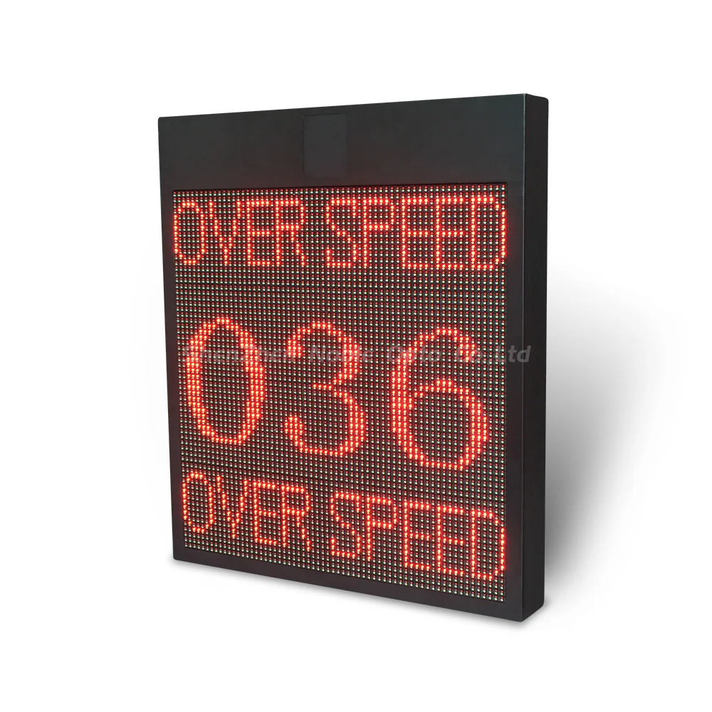 Radar Aware Speed Signs Customizable Screen Content Speed Beacon System