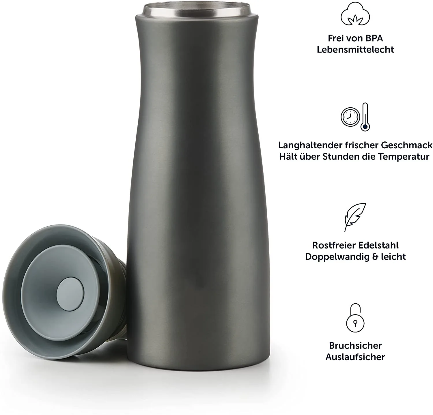 Winter Insulated Mug 13oz Stainless Steel  to Go Thermal Coffee Mug for On the Go Drinking Cup with Lid