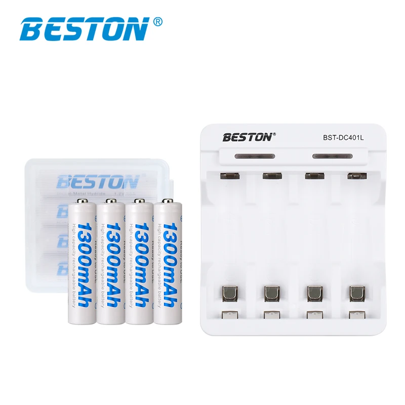 BESTON Ni-mh Rechargeable Battery 1.2V Trip A 1300mAh AAA battery