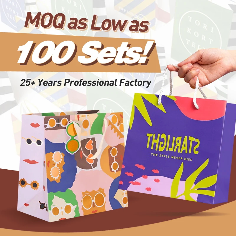 Promotional Oem Low Price Supply Golden Supplier Kraft Paper Shopping Bag