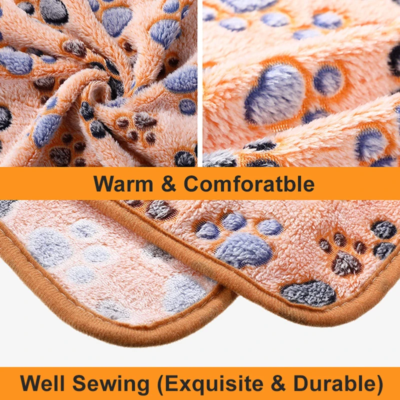Custom Comfortable Soft Warm Cute Car Fluffy Flannel Fleece Pet Cat Dog Blankets for Small Large Dogs