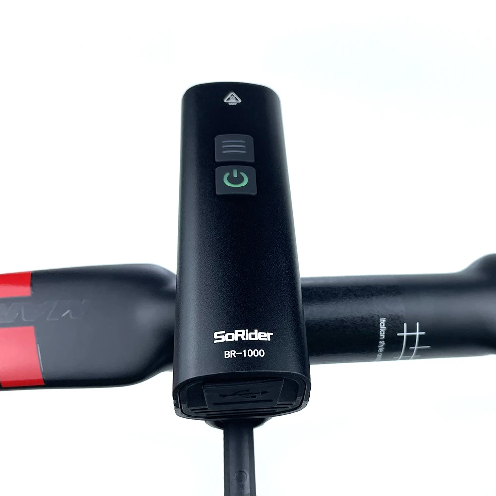 Sorider 1000LM Multi-function high lumen Bike front light Cycling Horn Led Super Bright Lamp