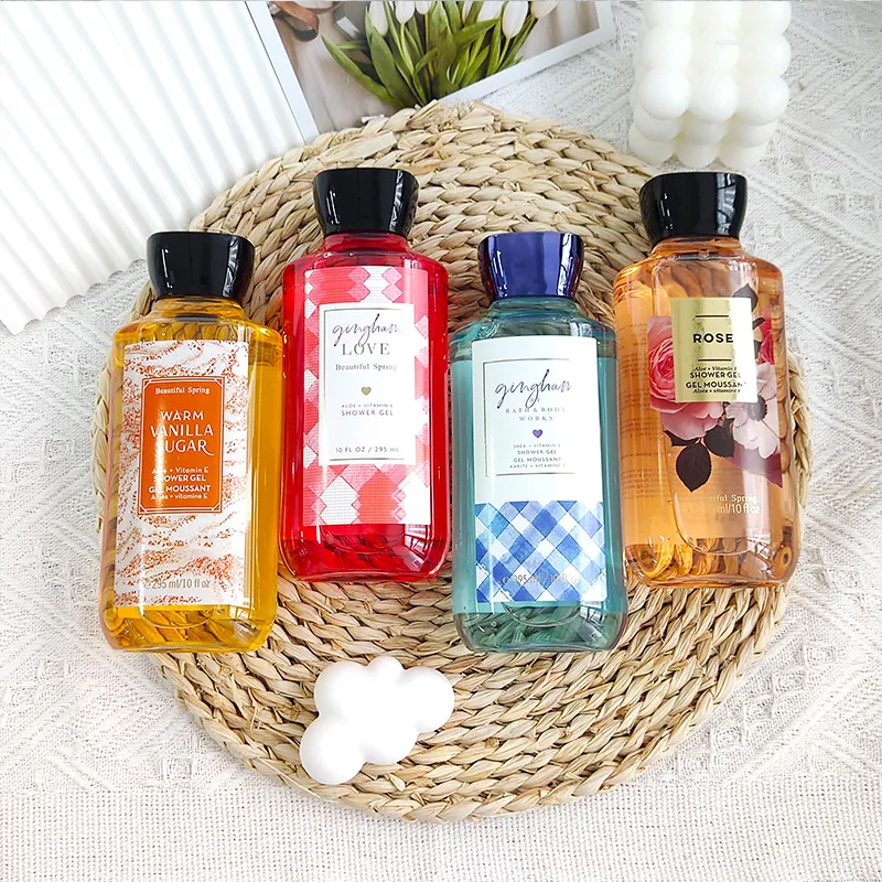 Private label Wholesale Fragrance Body Wash Moisturizing Bath Gel Shower Gel