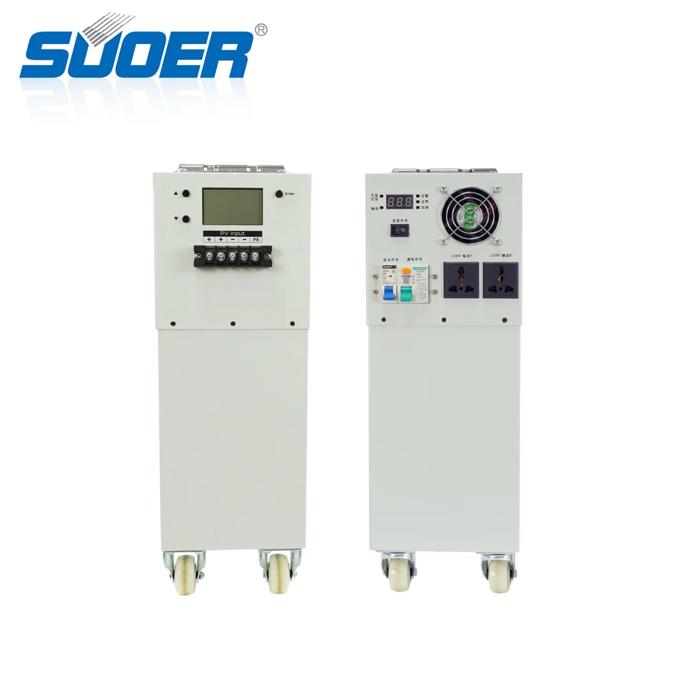 Suoer SCC-500 Power Station 500W 1000W 2000W 3000W 110V 220V All In One Home Portable Solar Power Generator