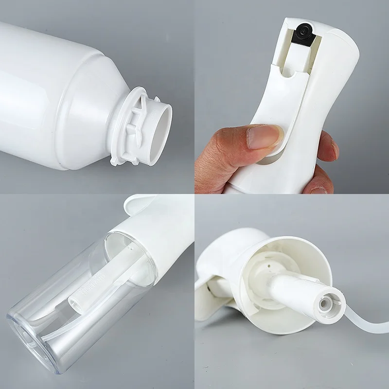 
100 ml luxury clear skin care hair plastic spray bottle for hair spray 