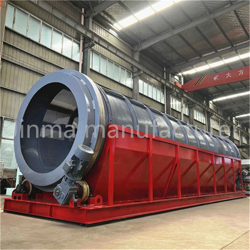 garbage processing machine trommel screen for municipal solid waste household waste treatment machine