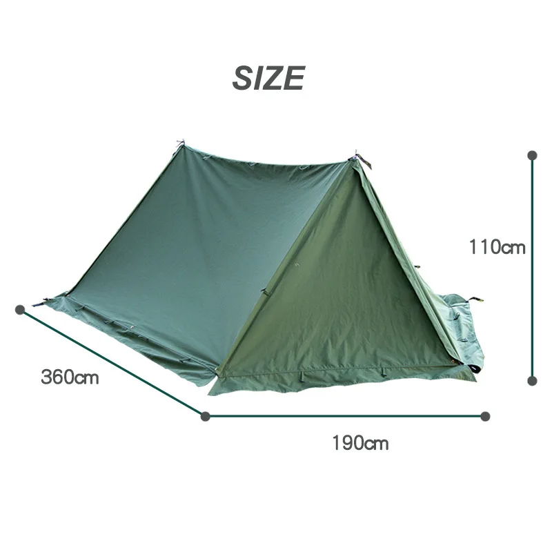 Portable Sun Protection and Rain Enhanced Shade Shelter Outdoor Camping 2 Person Tent Camping Tents Waterproof canopy
