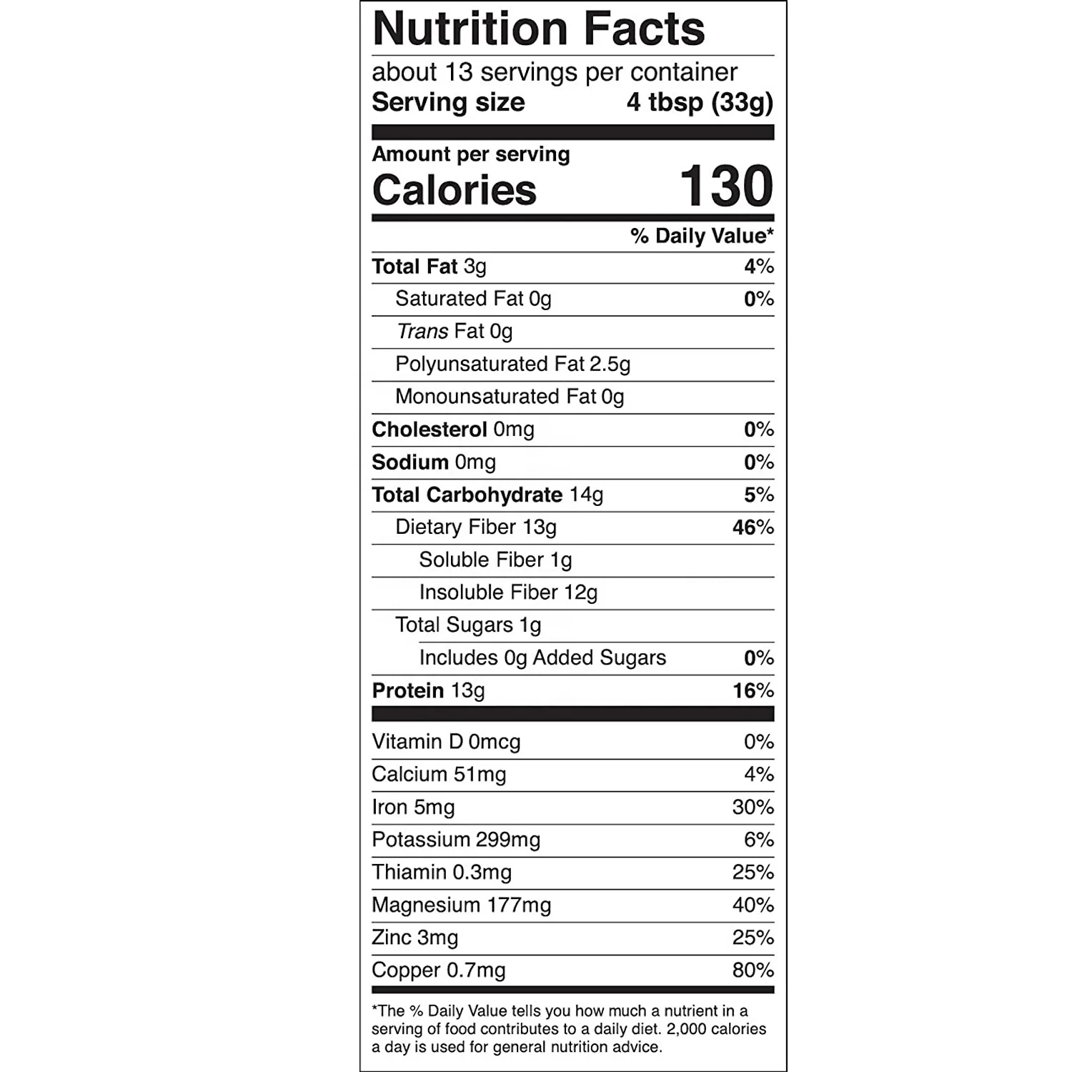 Hemp Protein Powder Organic Max with 13g Fiber&13g Protein Powder Unsweetened 2.5 g Omegas 3&6 per Serving Keto-Friendly 16 Oz