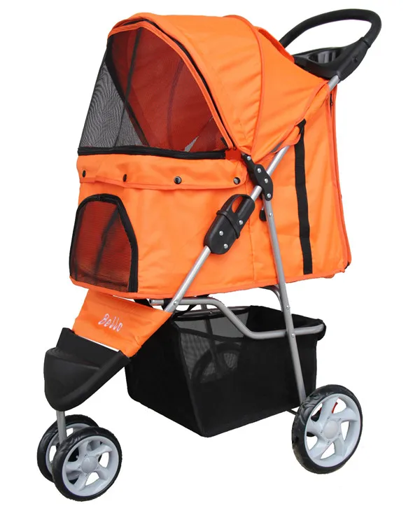 
three wheels dog stroller 