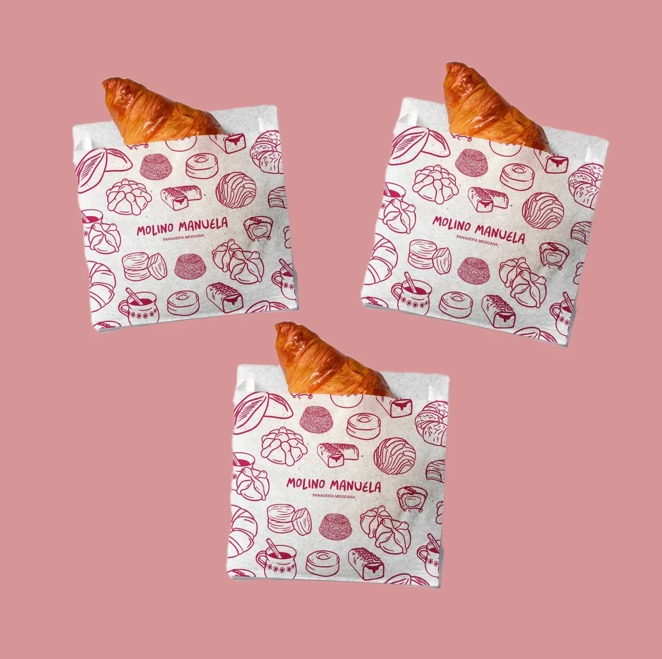 Custom Logo White Food Wax Oil Proof Grease Sandwich Resistant Coated Wax Lined for Bakery Cookies French Fries Paper Bags