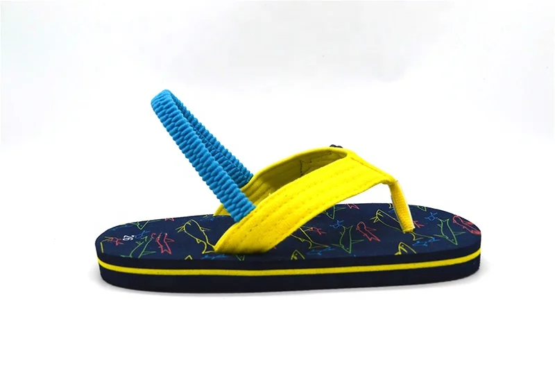 New Design Kids Cartoon Slippers Toddlers Shoes Boys Beach Flip Flops Sandals