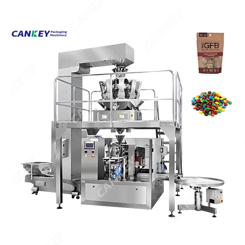 Fully Automatic Chocolate Coconut Candy Doypack Packing Ice Candy Packaging Filling And Sealing Machine