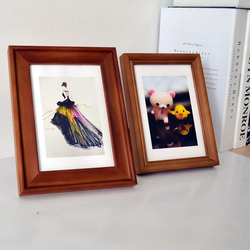 
Factory Direct Wholesale Solid Wood Free Sample Picture Frame Custom Craft Picture Frame 