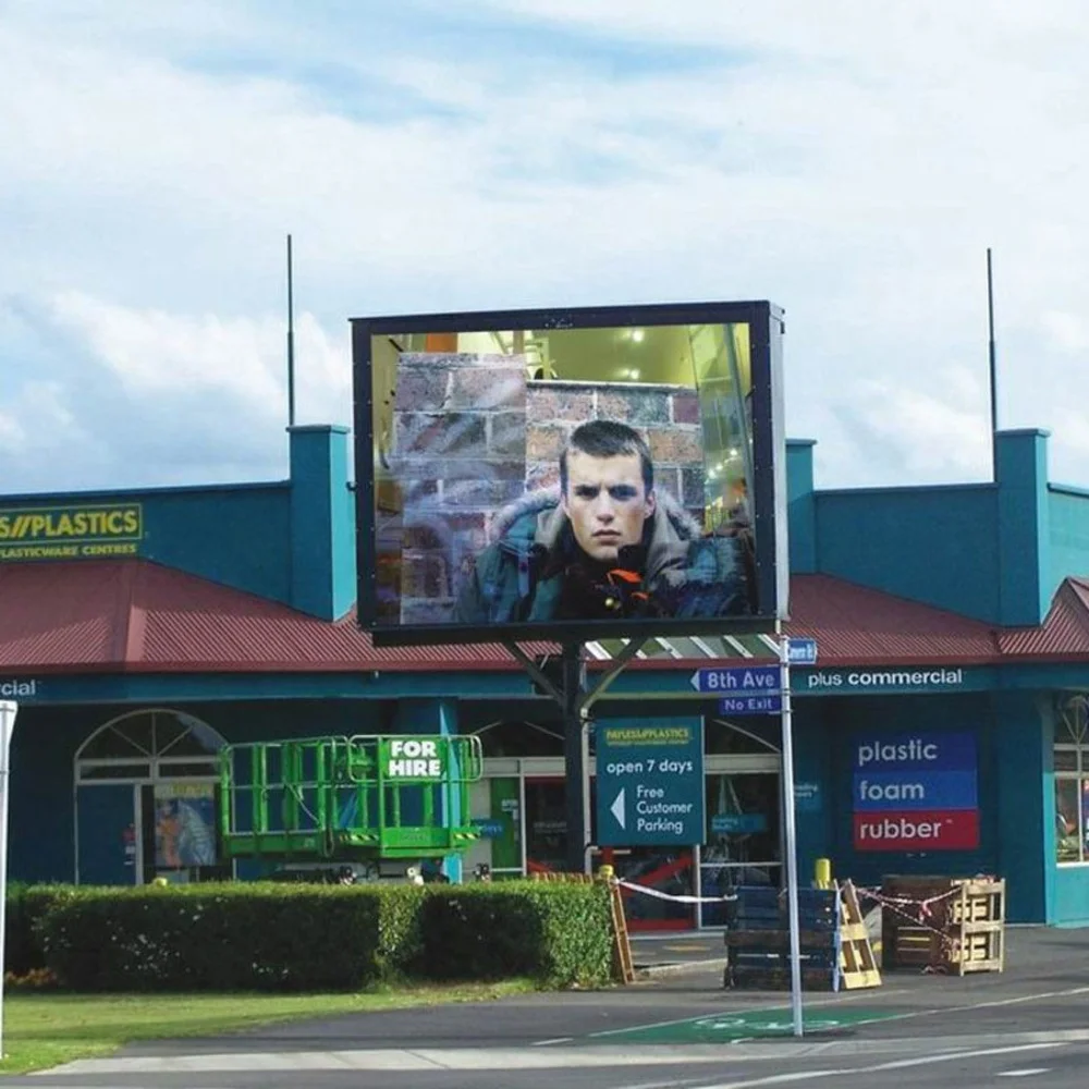 Outdoor Shop Front Service Advertising Sign Board P4 Wall Mount Storefront Digital Billboard Panel P5 Store Led Display Screen