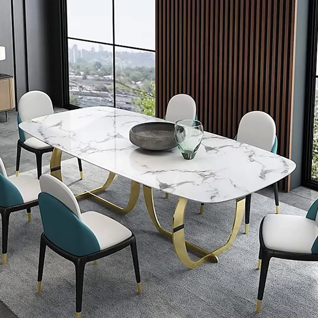 Fashion dining table set bar stainless steel dining table dining table designs