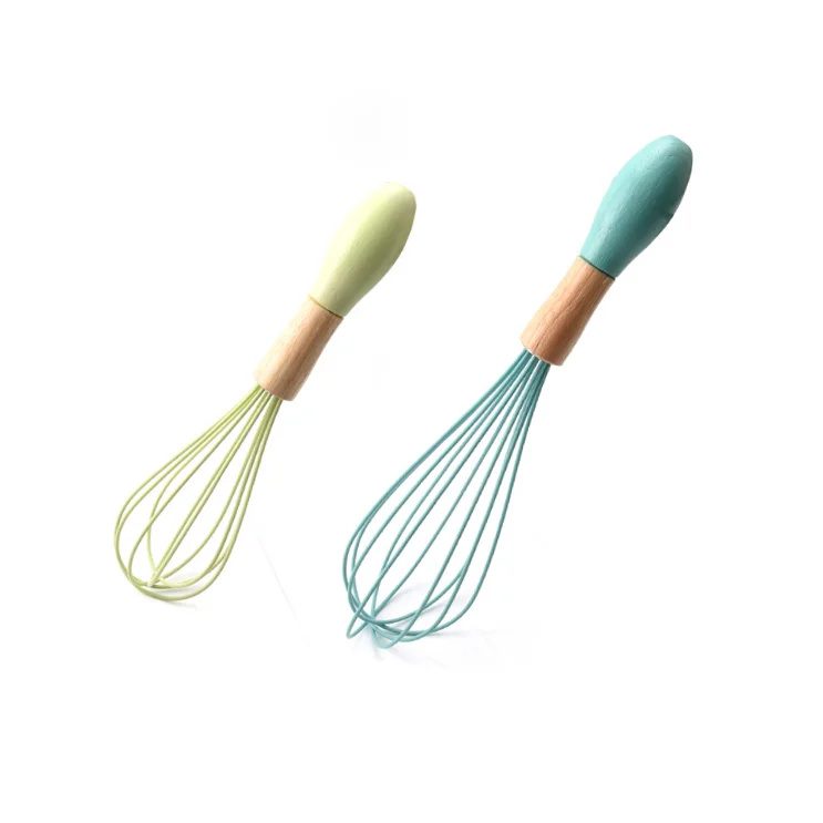 Оптовая продажа, кухонный инструмент, пластиковая ручка, вращающийся венчик для торта, выпечки яиц, кухонная утварь, ручной венчик для яиц