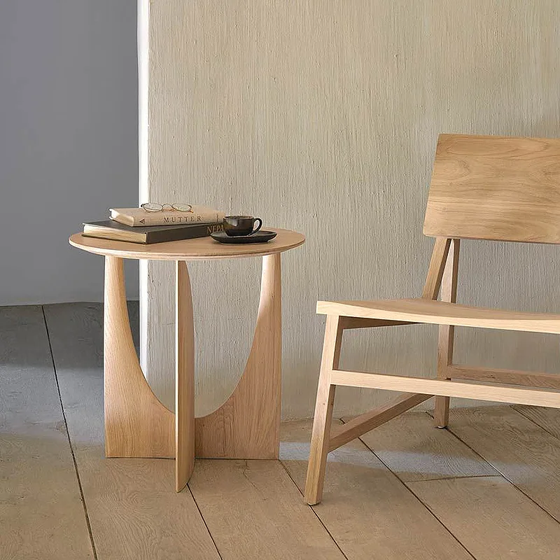 Popular modern casual Scandinavian small pallet living room furniture coffee corner wooden modern table