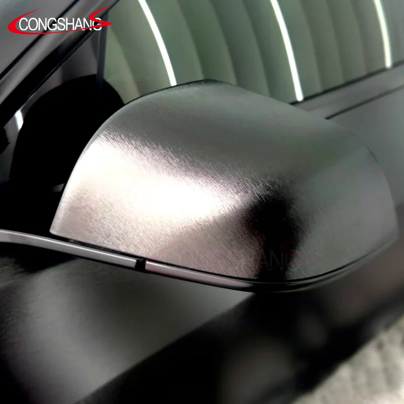  PVC High Performance Electro Metallic Brushed Silver Waterproof Color Change Auto Car Vinyl