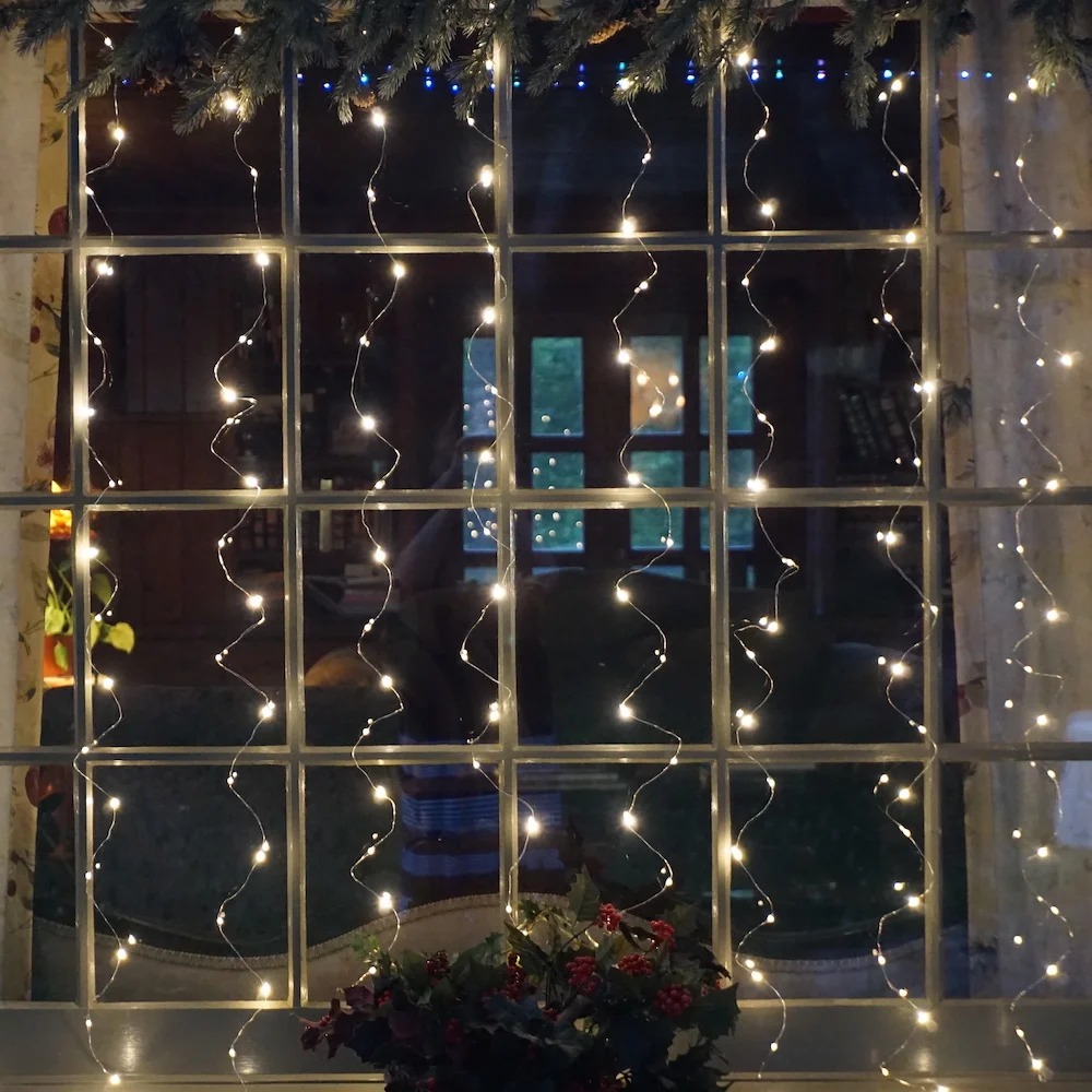 300 led US plug luces para fiestas led cortinas led window curtain string light fairy lights curtain