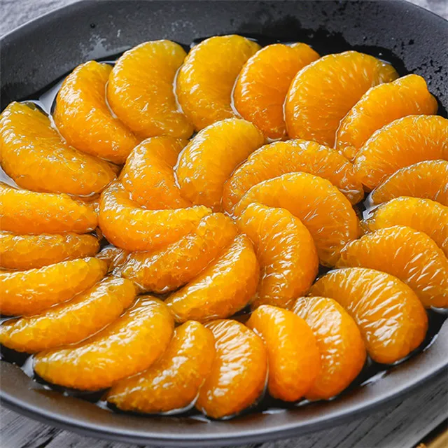 Прямая Заводская поставка консервированный свежий мандарин Satsuma в легком сиропе