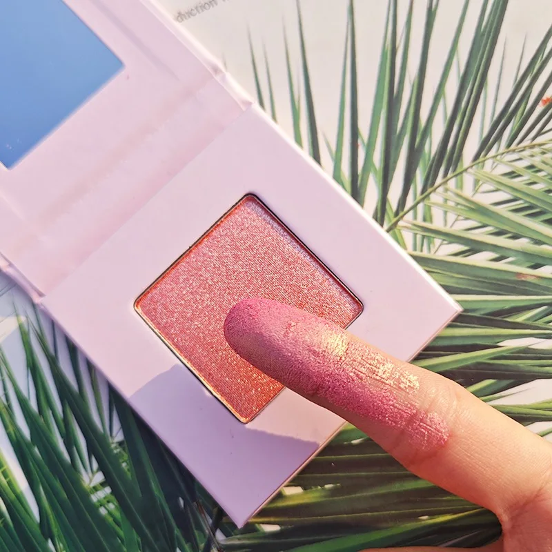 Manufacturer 16 Colors Vegan and Cruelty Shimmer Private Label Pressed Cosmetics Highlighter Palette