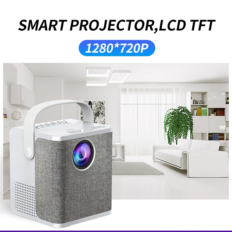Портативный проектор LD01 RK3128 1 ГБ 8 Android 7 Двойной Wi-Fi 2 4G + 5G BlueT встроенный динамик 720P цифровой домашнего