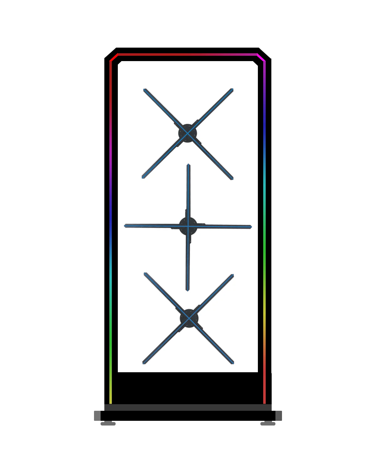 2019 Giwox New Products 65cm 3D Portrait Projector Hologram Advertising LED Fan Device 65cm Hologram Advertising Fan for Display