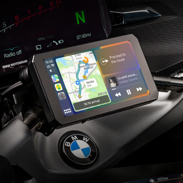 CHIGEE AIO-5 играть 720p высокое качество Bmw Мотоцикл Dvr Двойная камера Автомобильный для мотоцикла