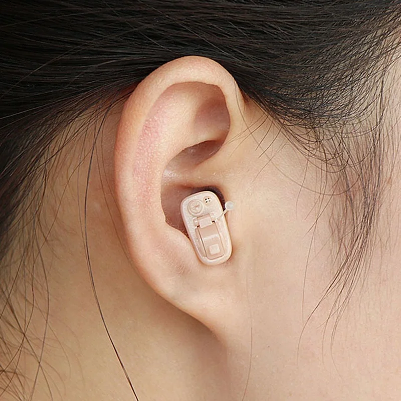 
JINGHAO Micro Ear Canal Mini Hearing Aids Invisible Hearing Amplifier Hearing Aid 
