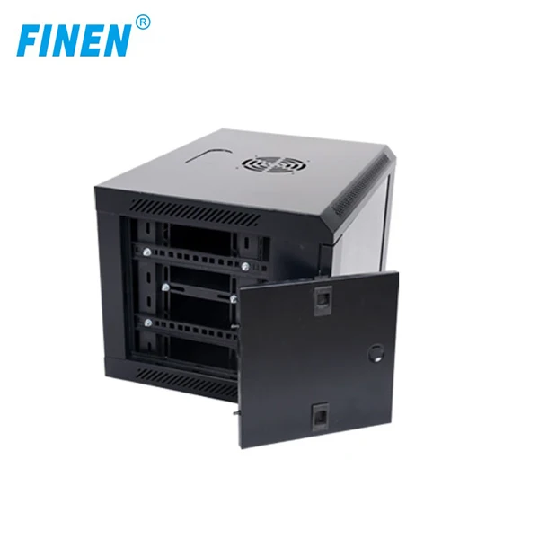 Настенный монтажный стеллаж 9u 12u для внутреннего видеонаблюдения