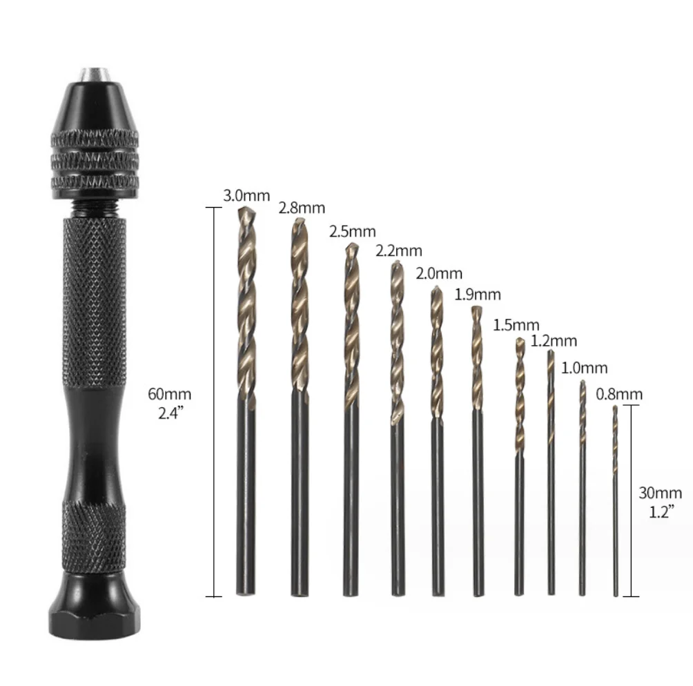 Fully Ground Mini and Micro Drill Bits for Metal Jewelry Handcraft Precision Drilling