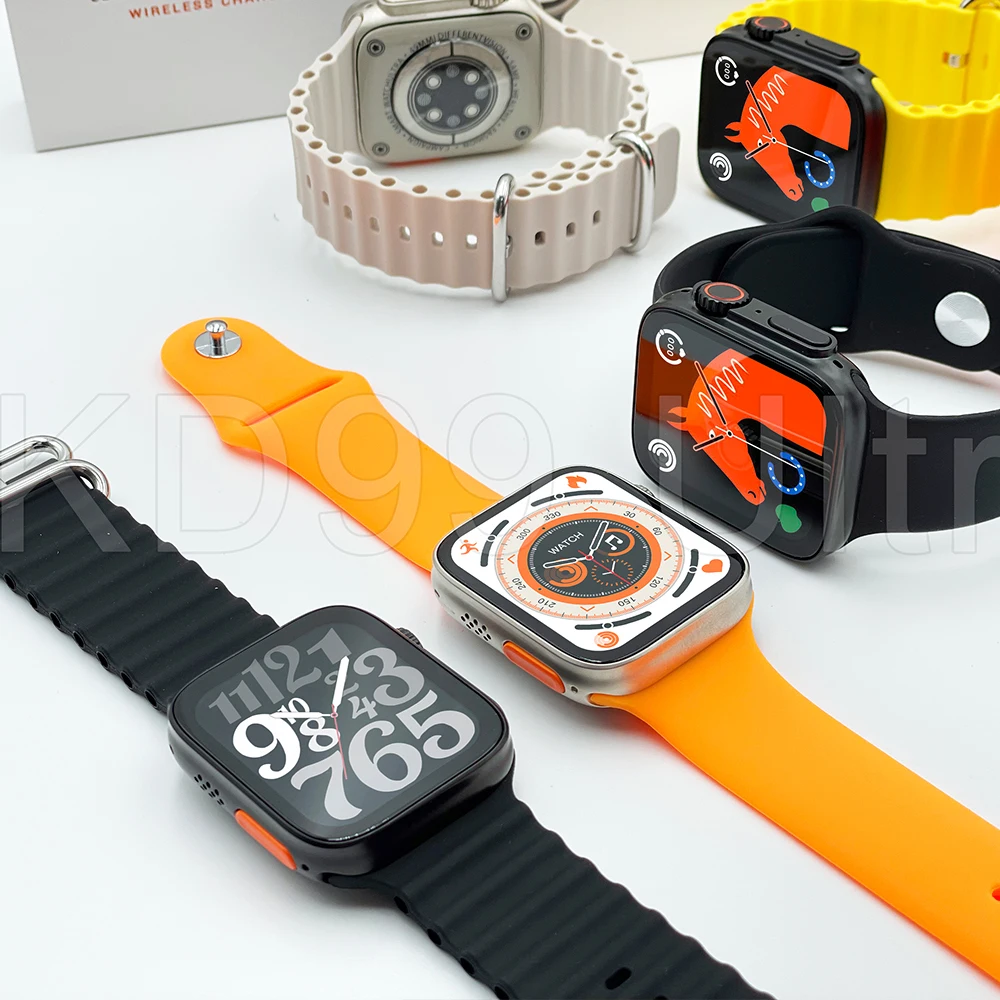 2020 new KD99 Ultra Smartwatch Watch7 Woman Wireless Charging 3d Dynamic Dial Waterproof Music Men T500 Max Smart Wach