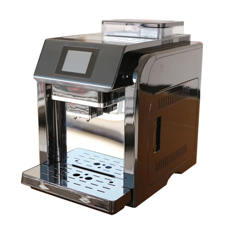 Nengyang Good Quality Automatic Grinding Bean Touch Screen Making Latte Cappuccino Espresso Professional Coffee Machine