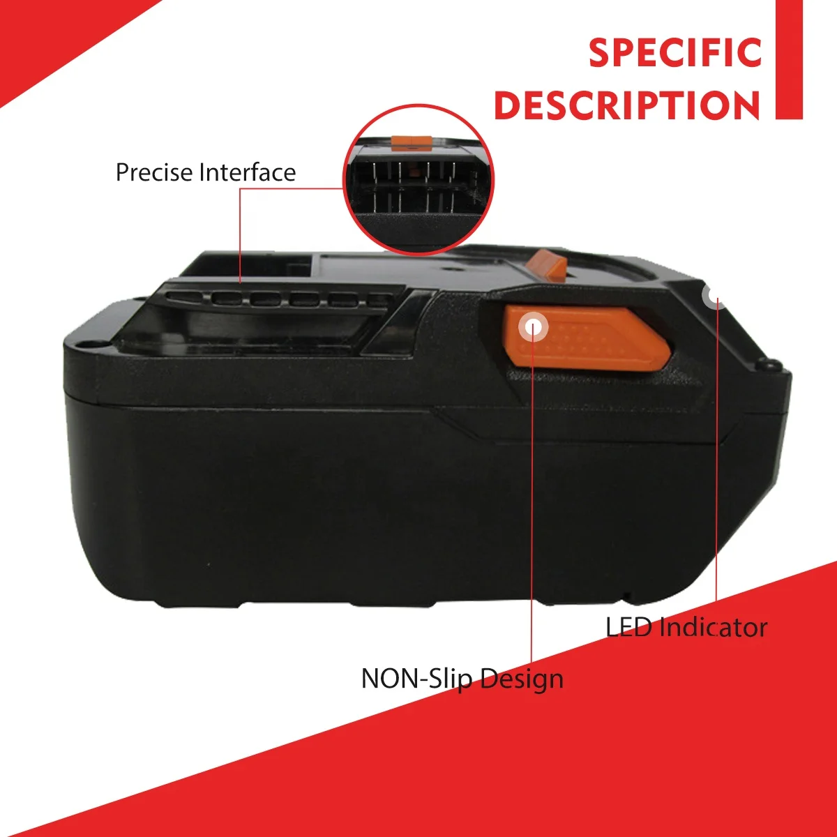 Replacement AEG Ridgid 18v Rechargeable Lithium ion Battery 6000mAh for AEG Combo Kit Cordless Drill Power Tools L1815R L1830R