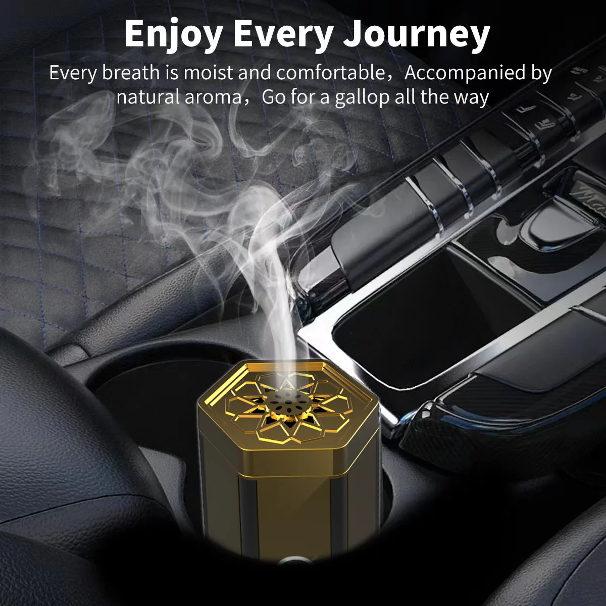 Portable Lightweight and Convenient Multiple Applications USB Rechargeable Smart Device Bakhoor Car Electric Incense Burner