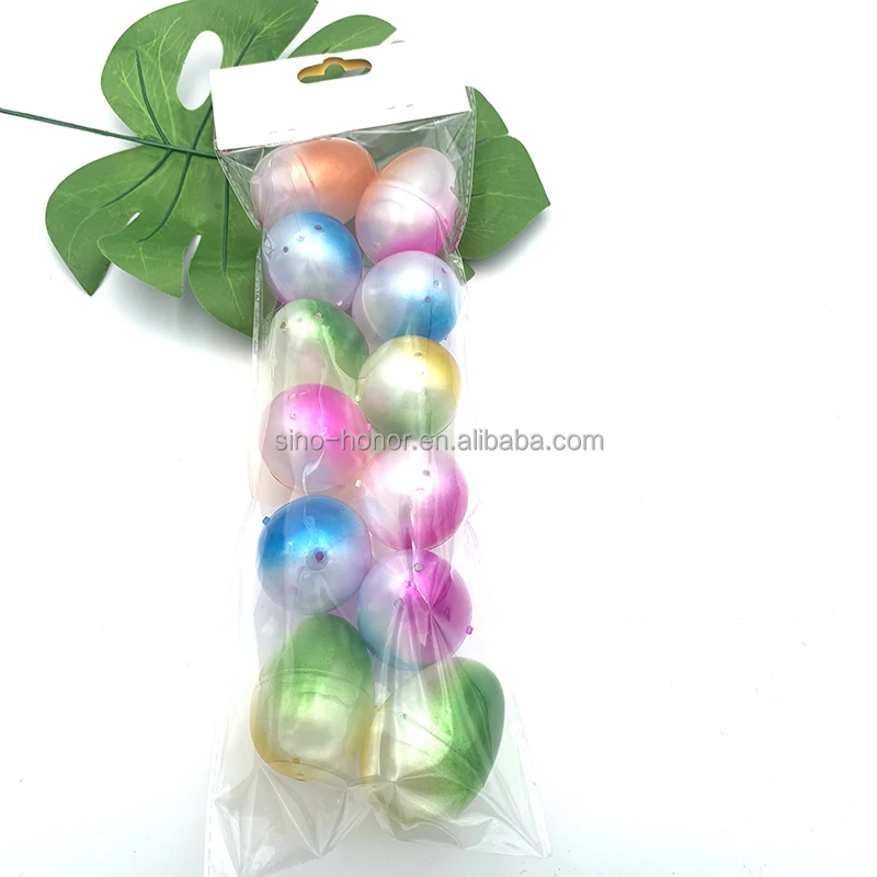 plastic colorful easter eggs  decoration
