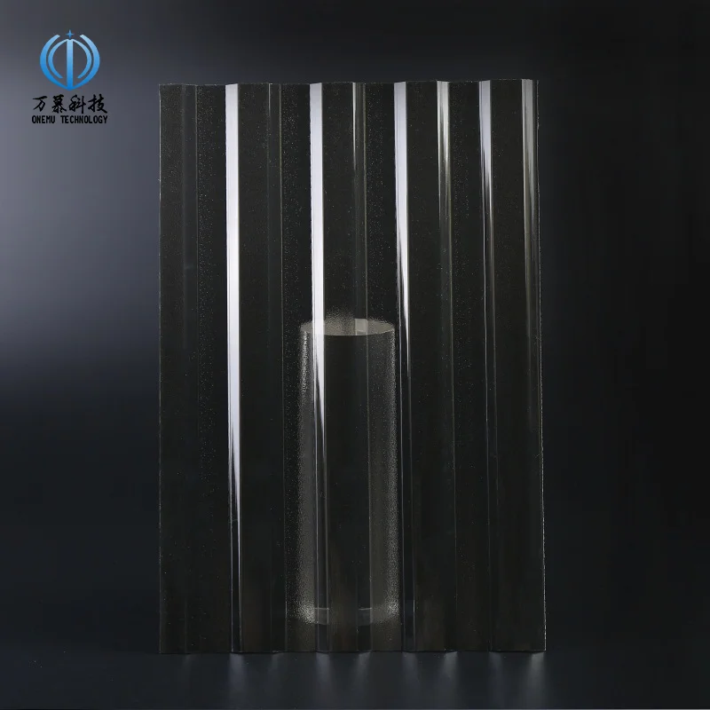 Light Corrugated Sheet Transparent Colour Outdoor Roof Car Canopy 1mm 1.2mm Polycarbonate PC Clean Sheet