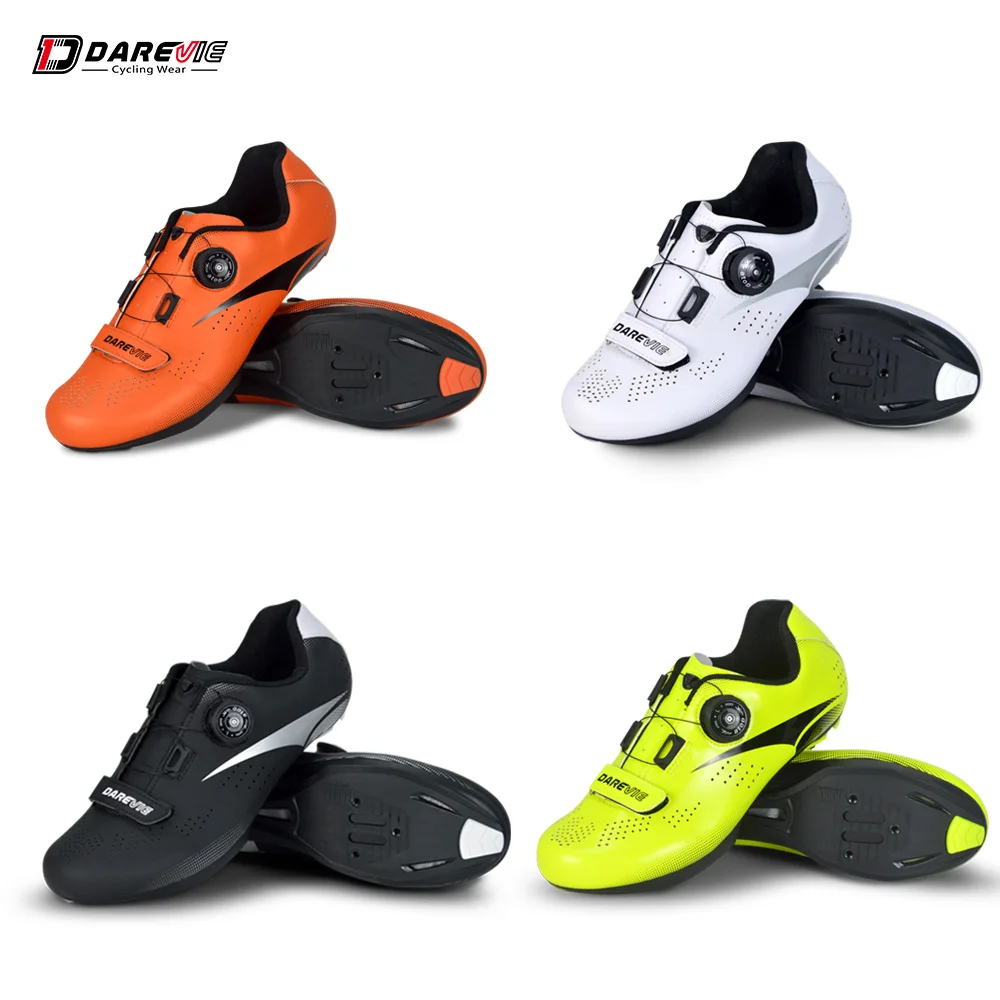 
Darevie custom Breathable Racing Cycle Shoes Men /Women Road Cycling LOOK SPD-SL bicycle shoes 