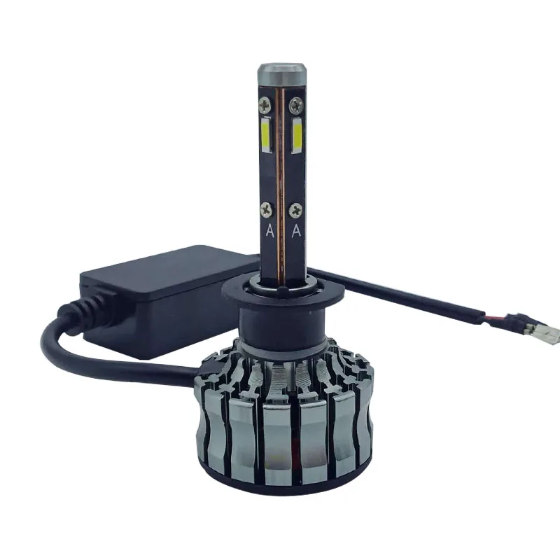 QIDEWIN Car light system 4sides CSP high low beam 52W 6000LM 12 Volt H3 H4 H7 T5M Led Headlight LED headlight