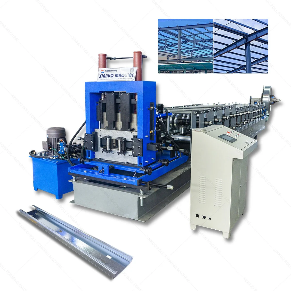 Alibaba china supplier cheap price c channel profile purlin roll forming machine