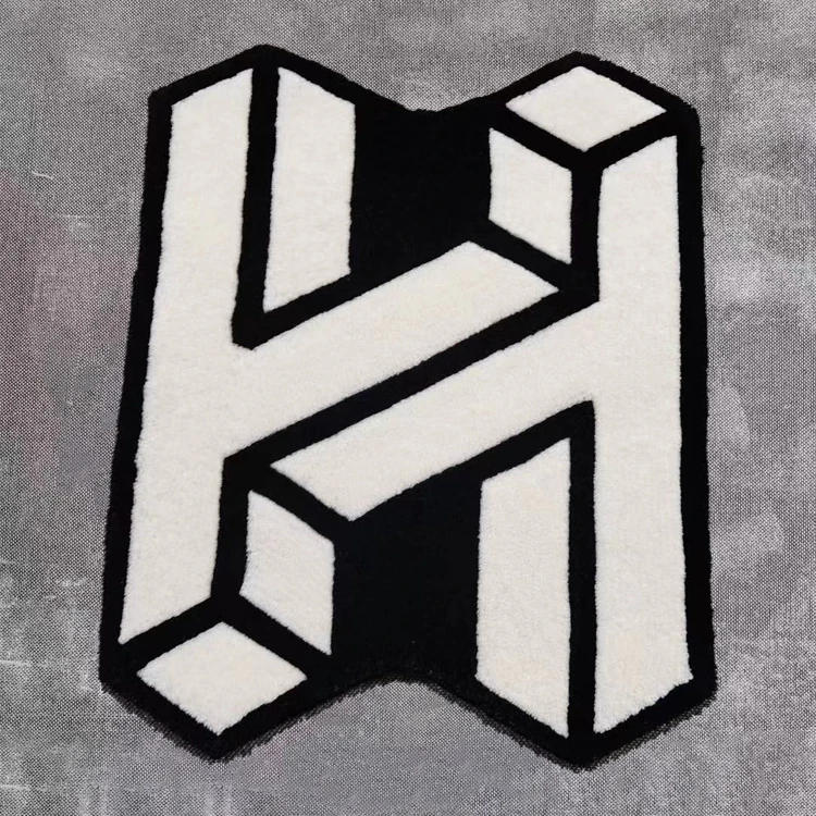 Пользовательские 3d брендовые напольные коврики bape ковер черный и