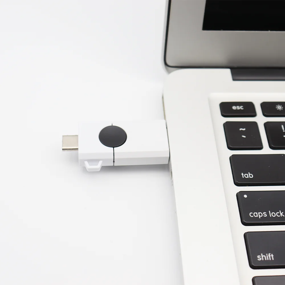 USKY type-c USB flash drive 16GB 32GB 64GB swivel wooden usb drive swivel key credit card pendrive LED USB flash drive