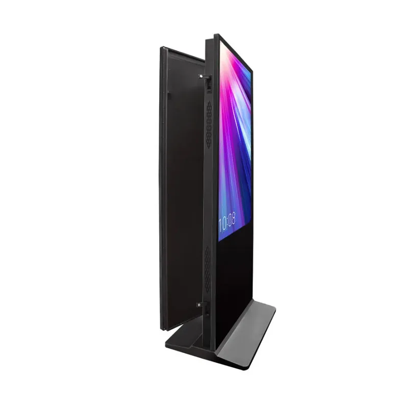 49 50 Inch Double Sided Vertical Lcd Advertising Touch Screen 2k 4k Stand Digital Signage Dual Screen Kiosk With Android Cms