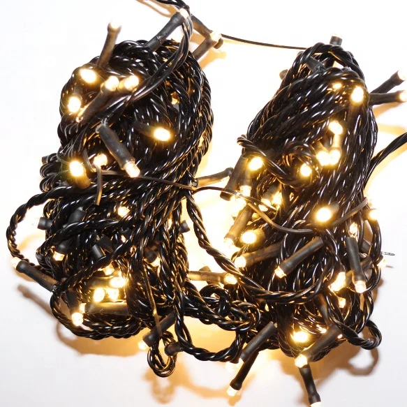 Extendable Christmas lights, multiple-color LED string lights 10 meter wire led twinkling decorative strip fairy light