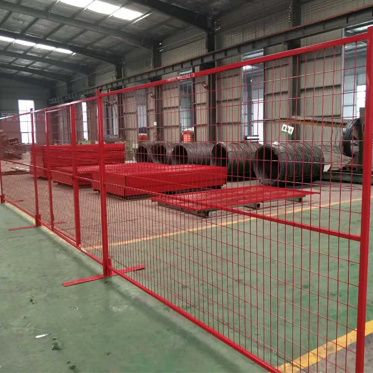 Canada Movable Galvanized Temporary Fence Panel/Welded Wire Temp Fence temp construction fence