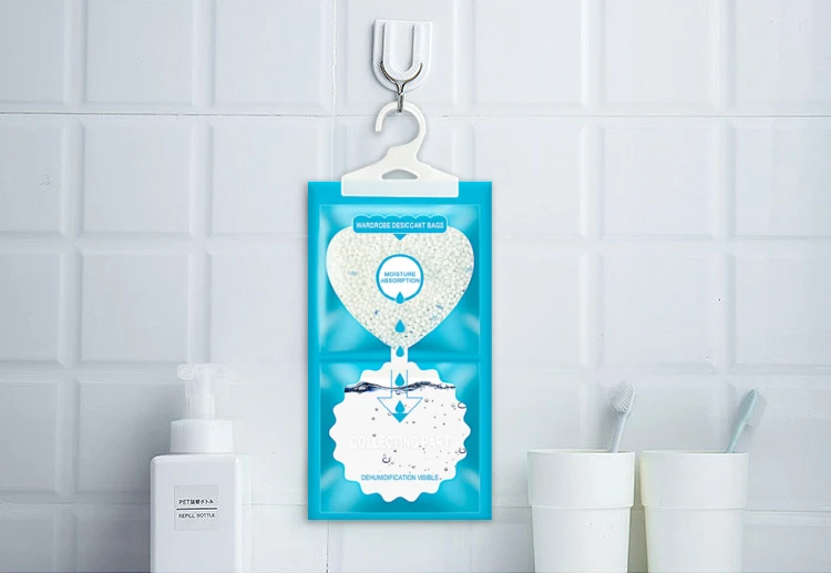 High quality customized household closet calcium chloride hygroscopic dehumidification hanging bag