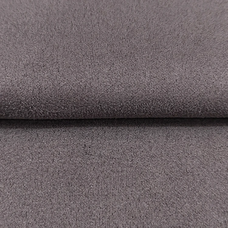 Hot selling fabric material polyester wholesale scuba suede plain polyester fabric for sale