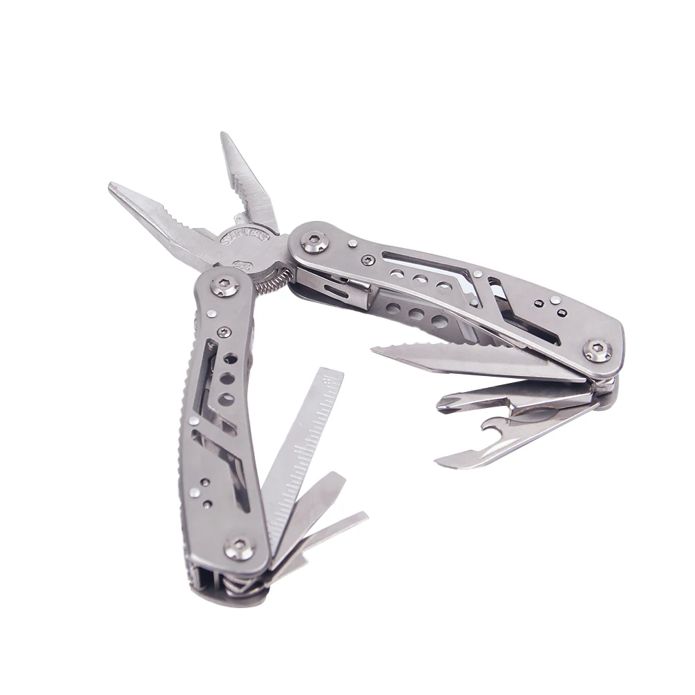 Multifunctional Flexible Folding Stainless Steel Blade Survive Wire Cutter Pliers Key Chain Outdoor