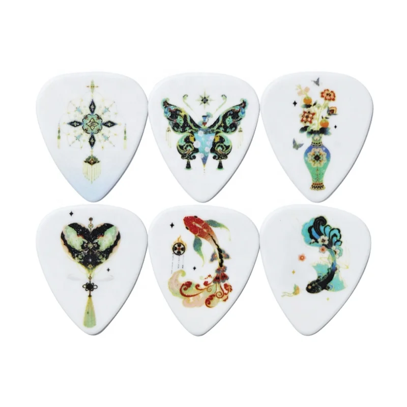 Factory Wholesale Spot Goods Multicolor Nature Animal Custom Guitar Pick